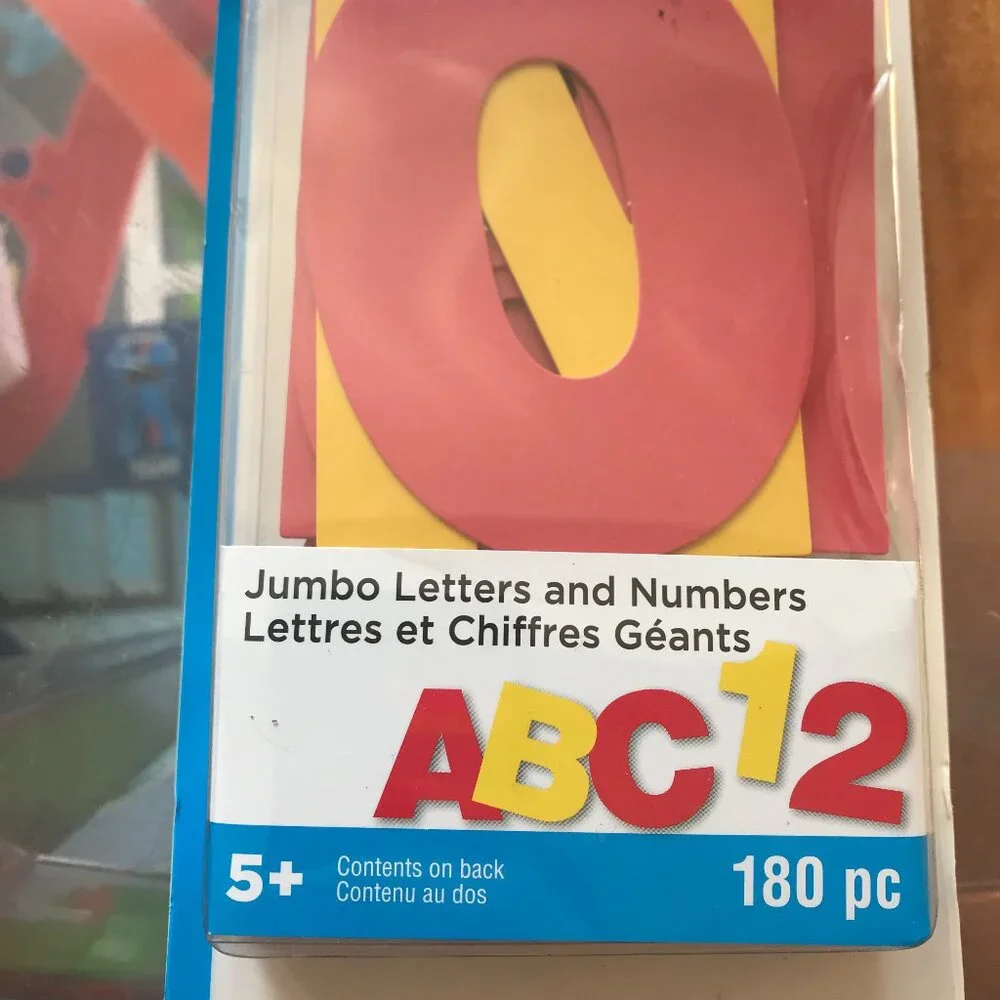 Please bundle to get a very nice discount.. Jumbo Letters and Numbers 180 pc